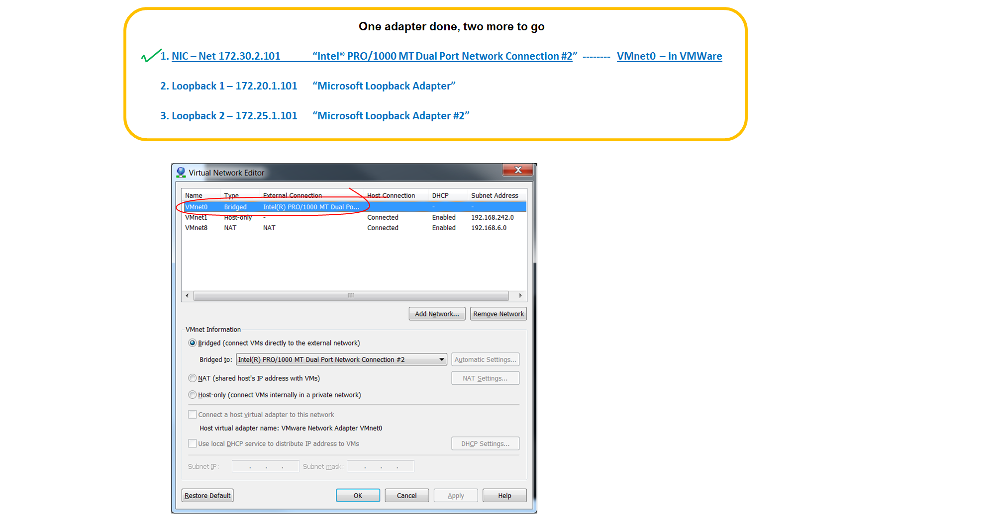 Additional Technologies Part 4 of 8 Installing and customizing network interfaces in VMware