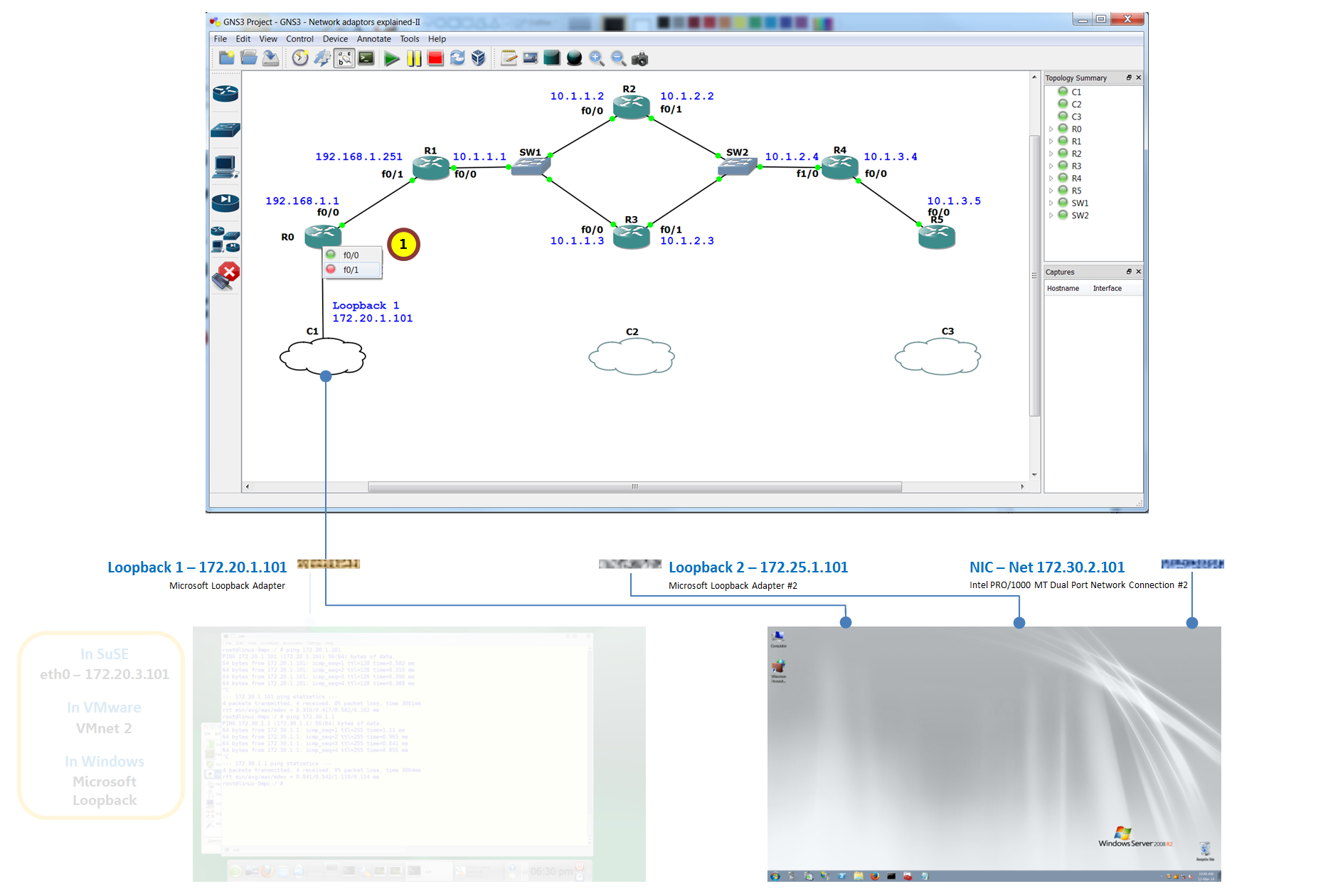 Additional Technologies Part 7 of 8 Connecting GNS3 Routers to External Networks