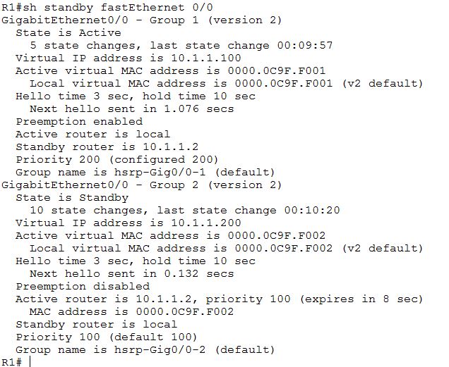 Load Sharing with HSRP Multigroup HSRP (MHSRP) Lab