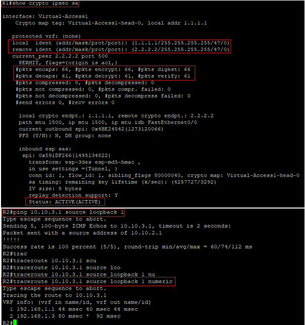 FlexVPN HUB-to-SPOKE Tunnel with Dynamic Routing