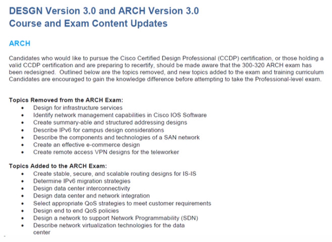 CCDP Designing Cisco Network Service Architectures ARCH Test 300-320 Exam QA+SIM 